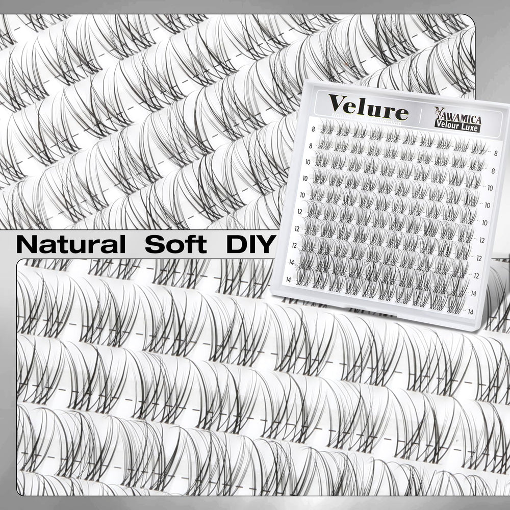 Yawamica reusable lash clusters for multiple wears.