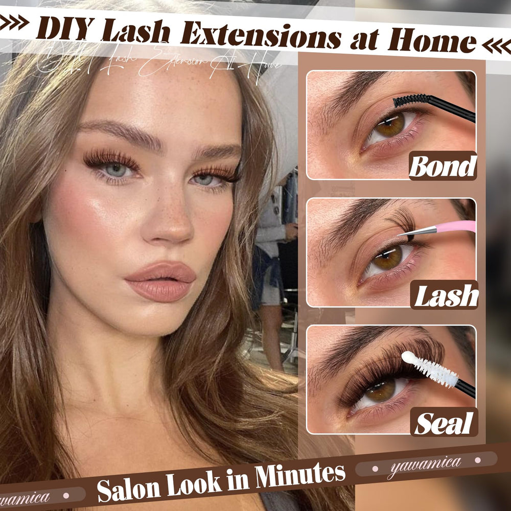 Yawamica reusable lash clusters for multiple wears.