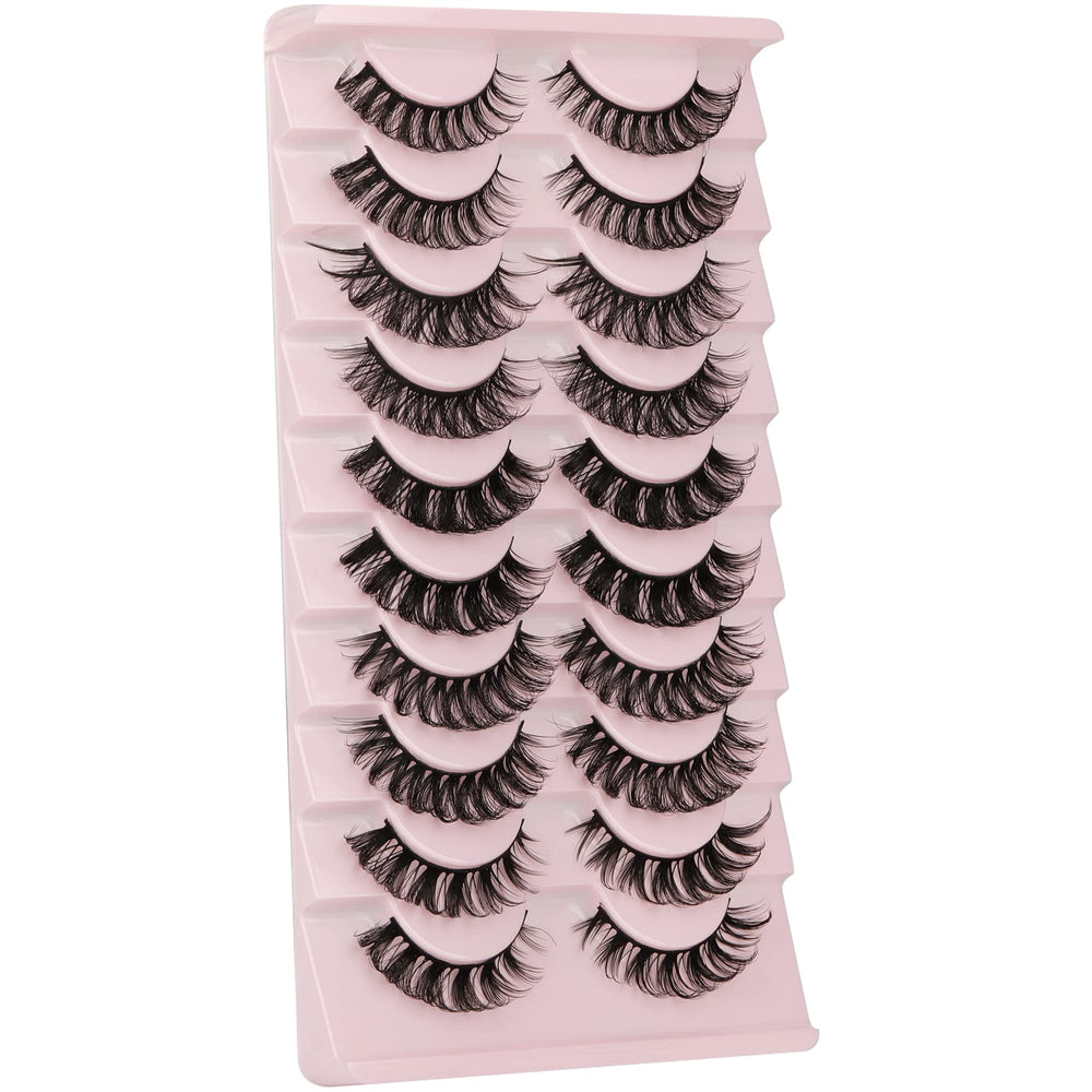 Yawamica Russian volume strip lashes style 5 delivers dramatic fullness with lightweight feel.