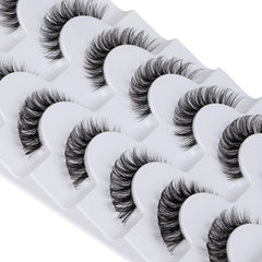 Yawamica silk-fiber lashes with a clear band for seamless daily wear.
