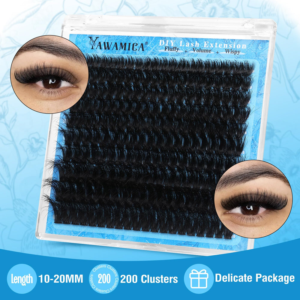 Yawamica soft, flexible lash bands for comfortable wear.