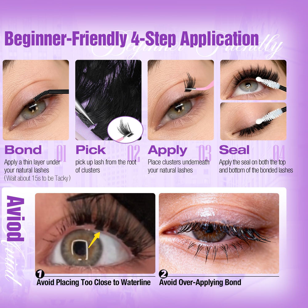 Yawamica soft-glam doll-eye look with fluffy texture for evenings