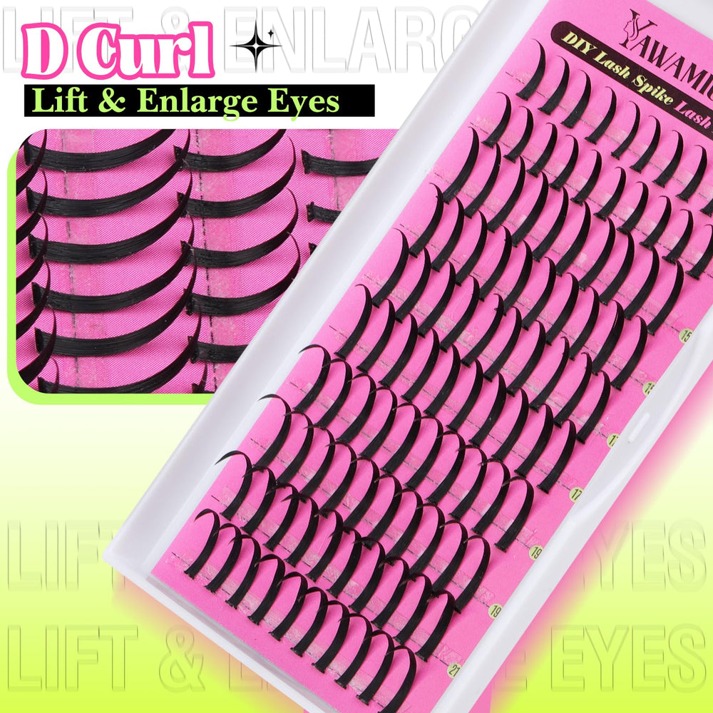 Yawamica spiky lash extensions are premade for quick application