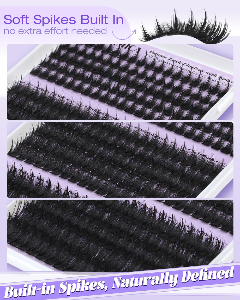 Lengths 12–20mm from Yawamica for versatile looks