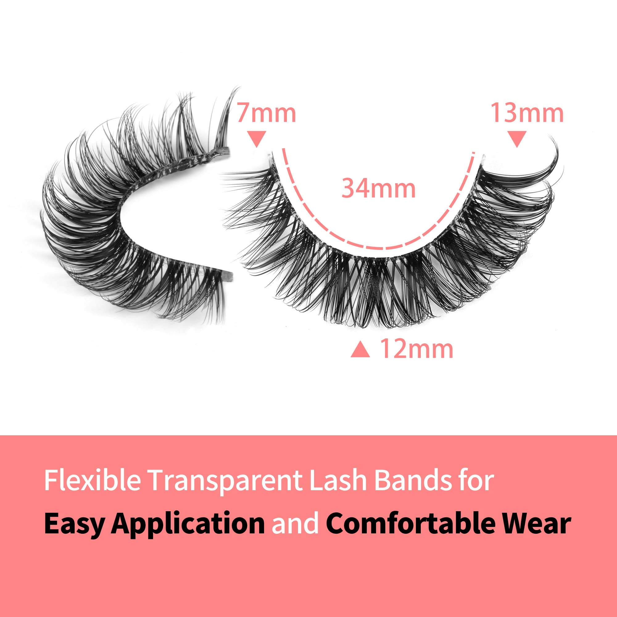 Yawamica lightweight feather lashes feel barely there yet noticeable.