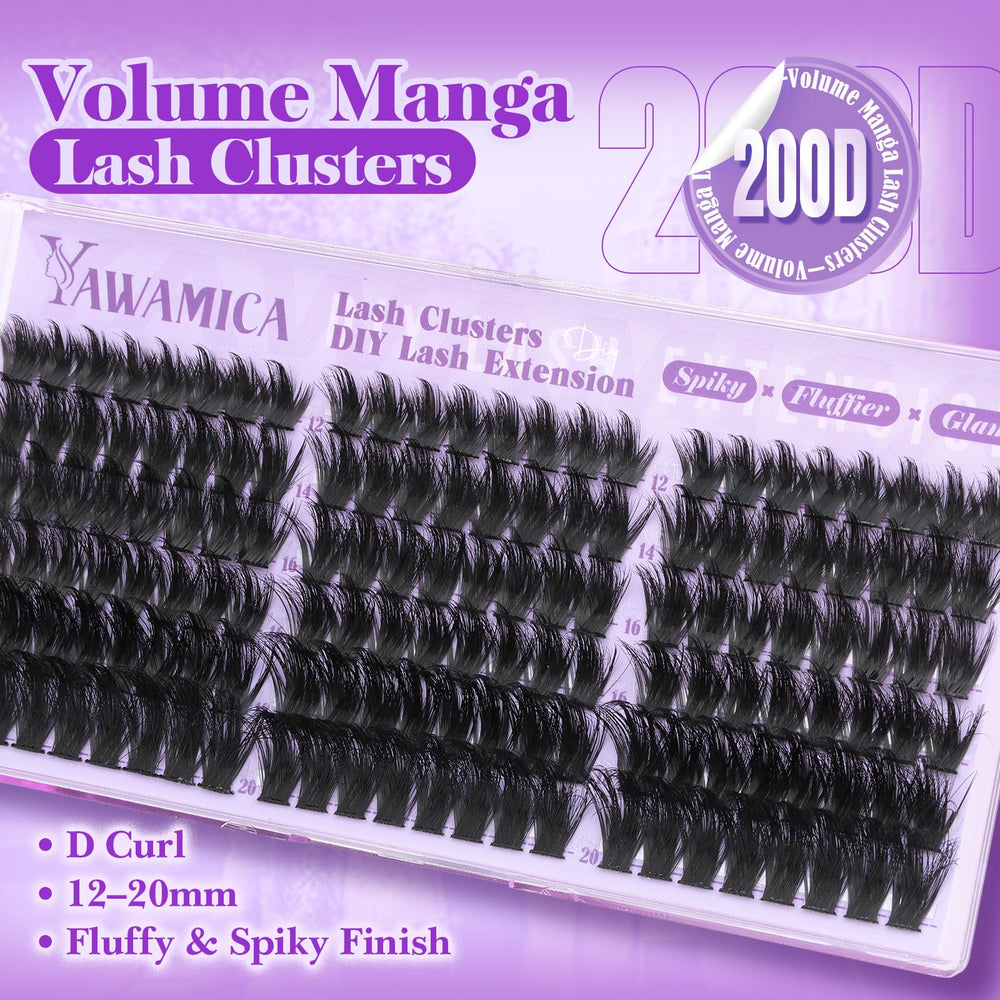 Yawamica wispy clusters in 12–20mm lengths create versatile looks