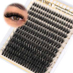Yawamica Wispy Lash Clusters for DIY application, natural lash boost at home
