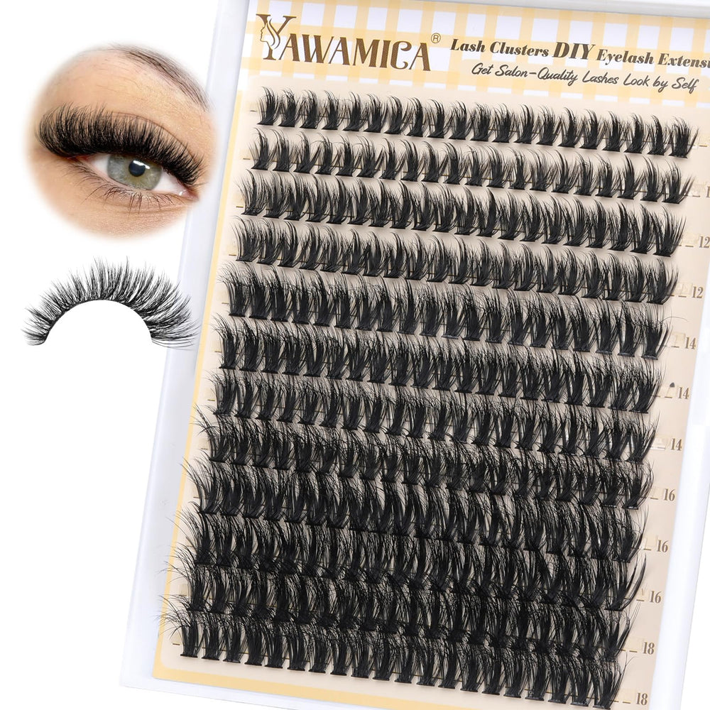 Yawamica Wispy Lash Clusters soft band for comfortable all day wear