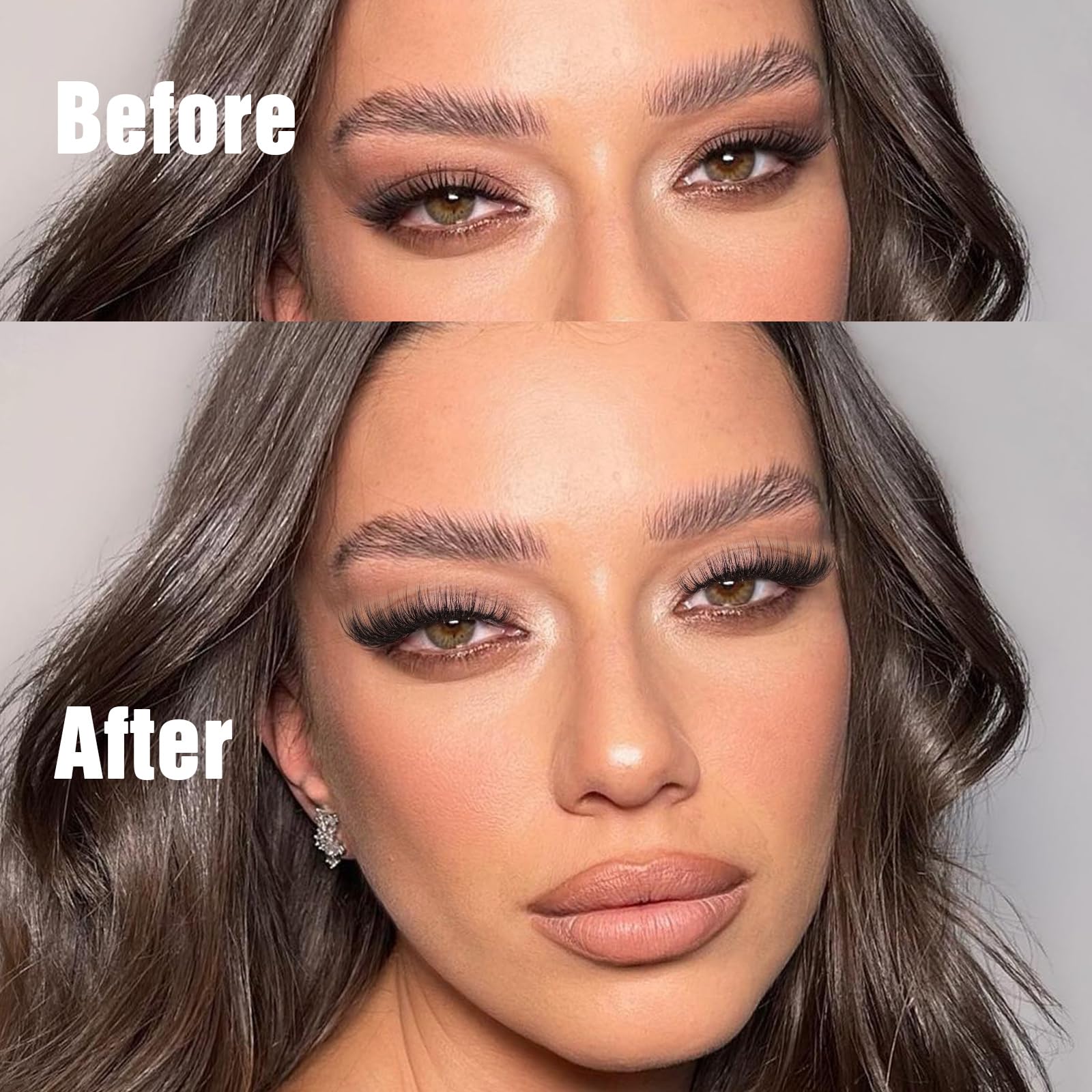 Yawamica matte black fiber clusters resemble real lashes for seamless finish.
