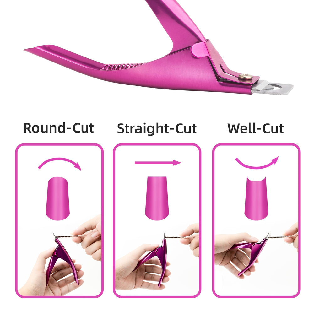 Yaya Nails adjustable blade and strong spring support smooth clipping.