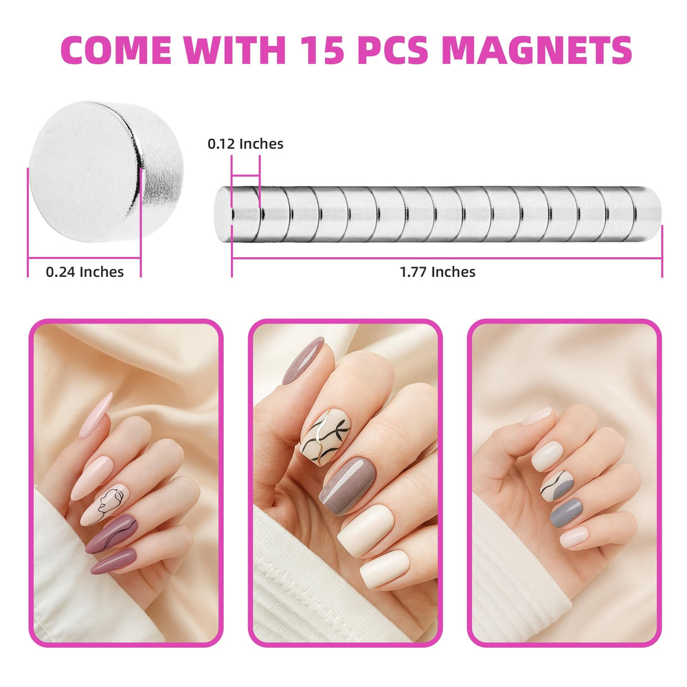 Yaya Nails magnetic nail clipper front view highlights quick, accurate trimming.