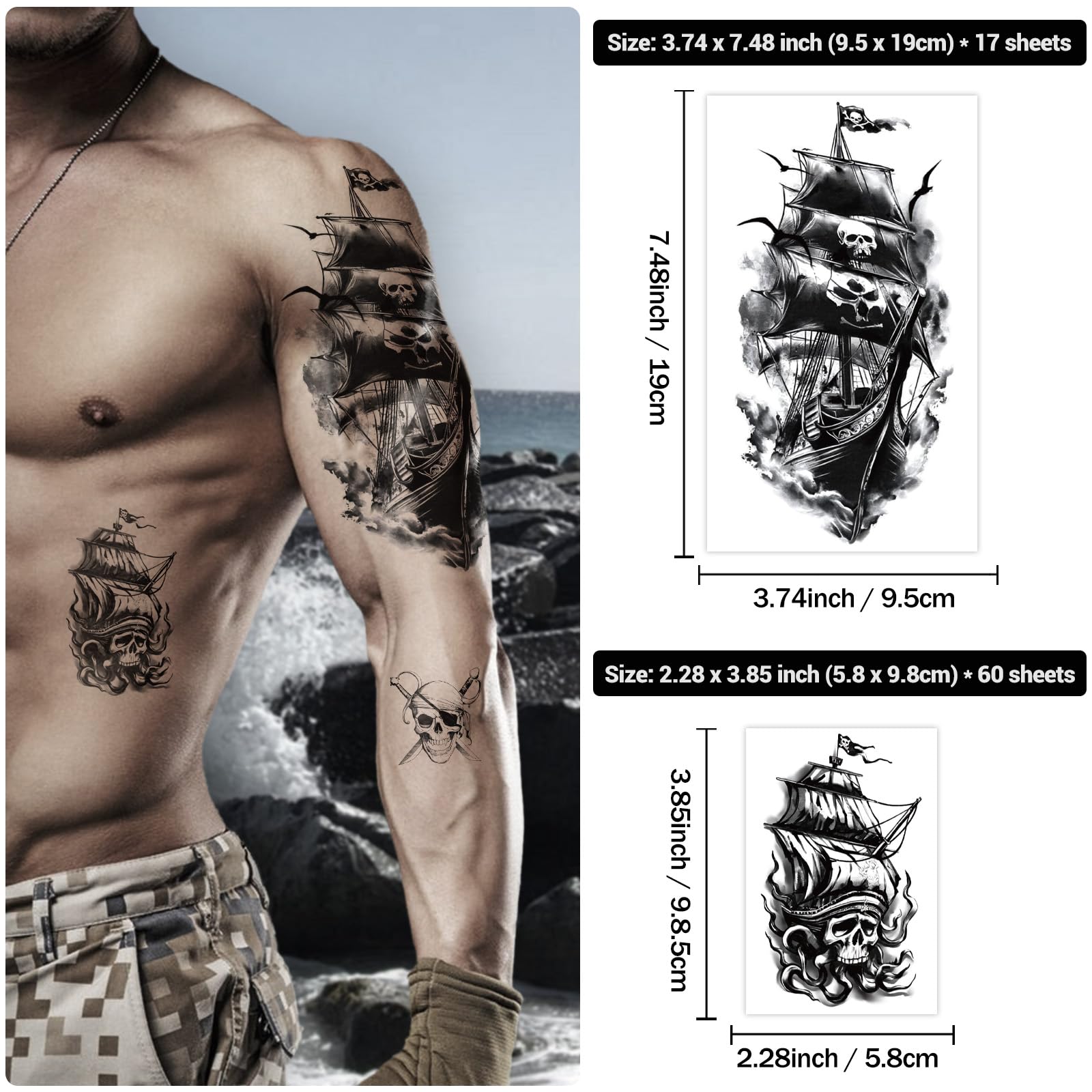 Tatuaje Yazhiji pirata brujula: guía de estilo para conjuntos