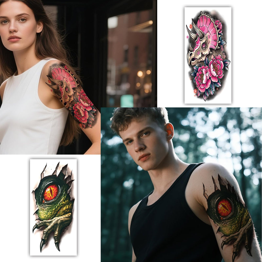 Yazhiji Velociraptor tattoo adds dynamic flair to crafts and accessories