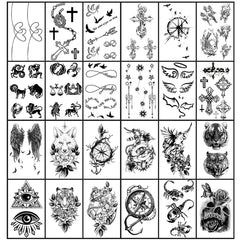 Yazhiji waterproof temporary tattoos resist sweat and water activities.