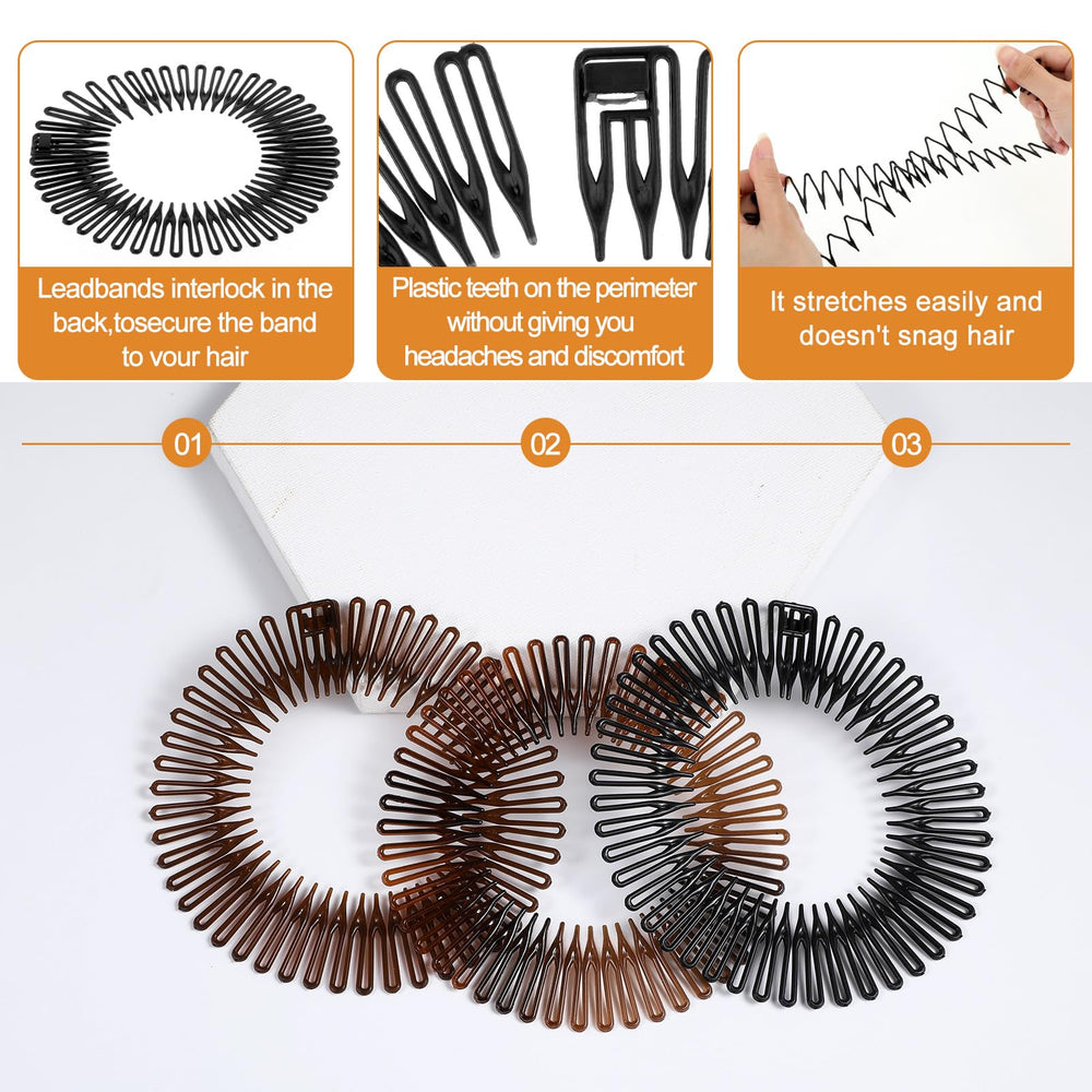 Diseño redondo completo YBEATY favorece peinado 360 grados sin tirones ni enredos