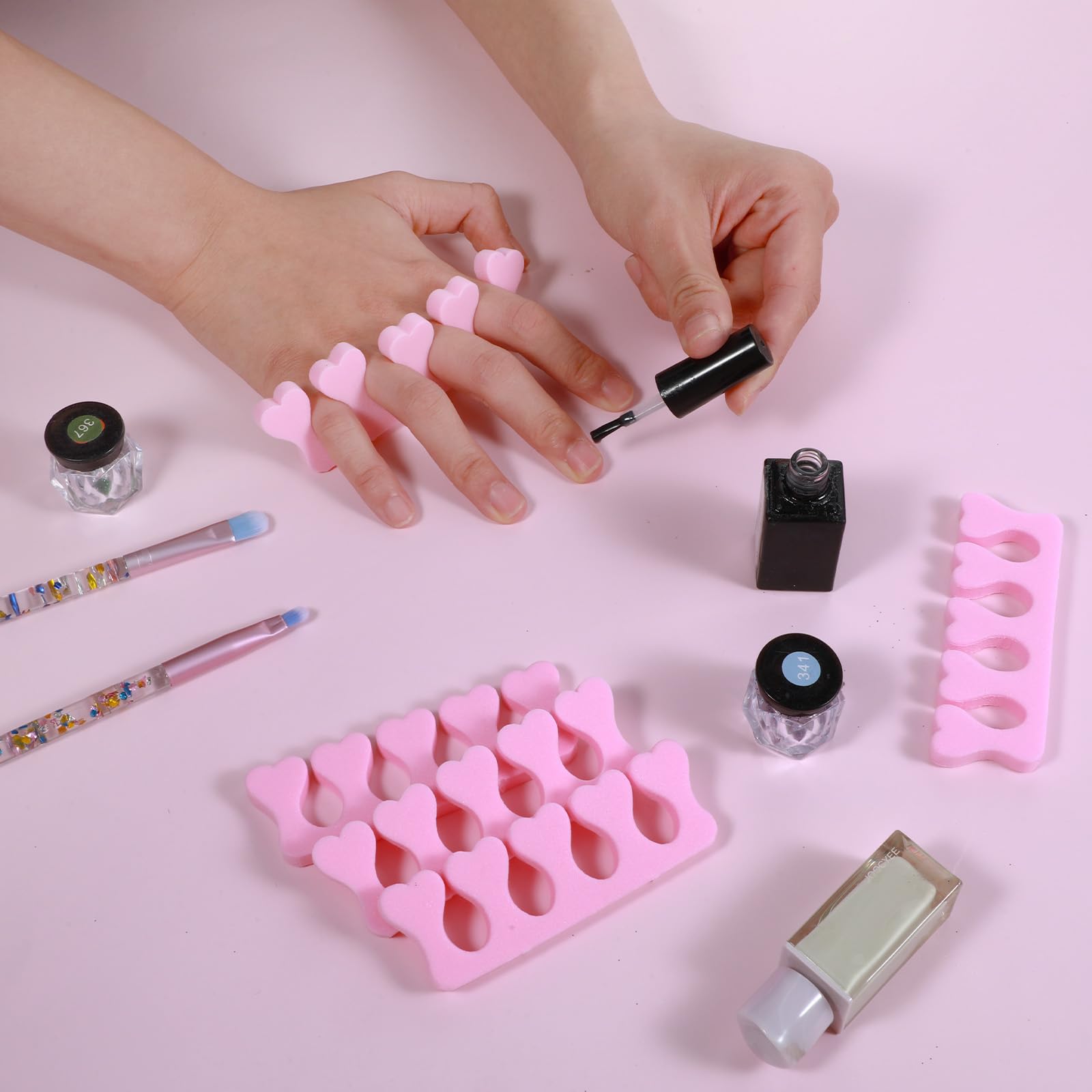 YBEATY toe separators in packaging ready for salon use