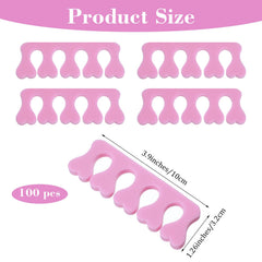 Soft foam toe separators by YBEATY for comfortable toe spacing