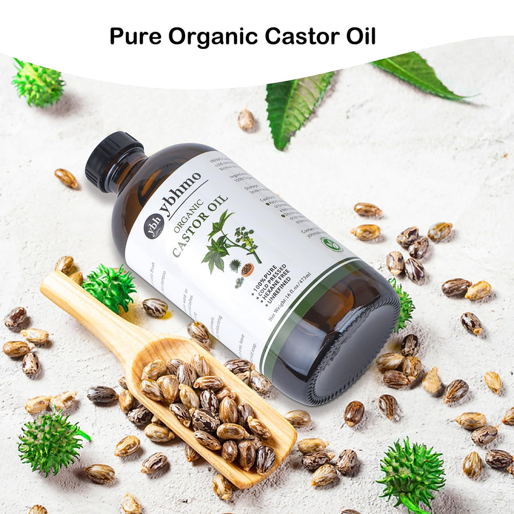 YBHMO masaje corporal con aceite de ricino para hidratación suave