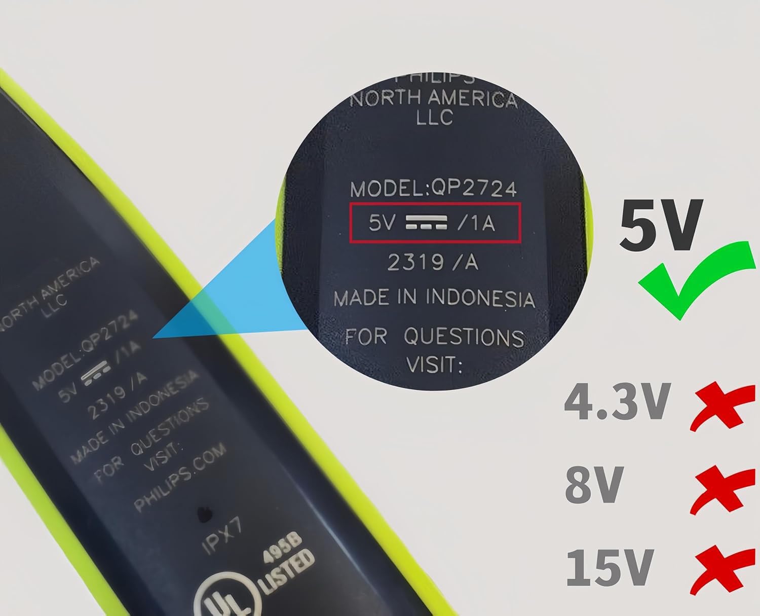 YBQZJSLY charging cable for QP2834 and QP4631 keeps power steady
