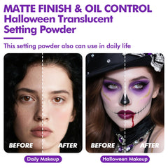 YBUETE setting powder controls oil for a natural look.