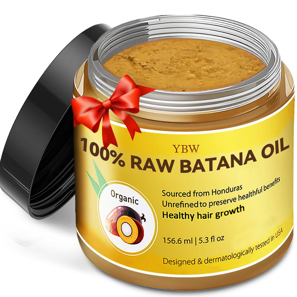 YBW aceite-batana-puro-frasco: nutrir y dar brillo al cabello.