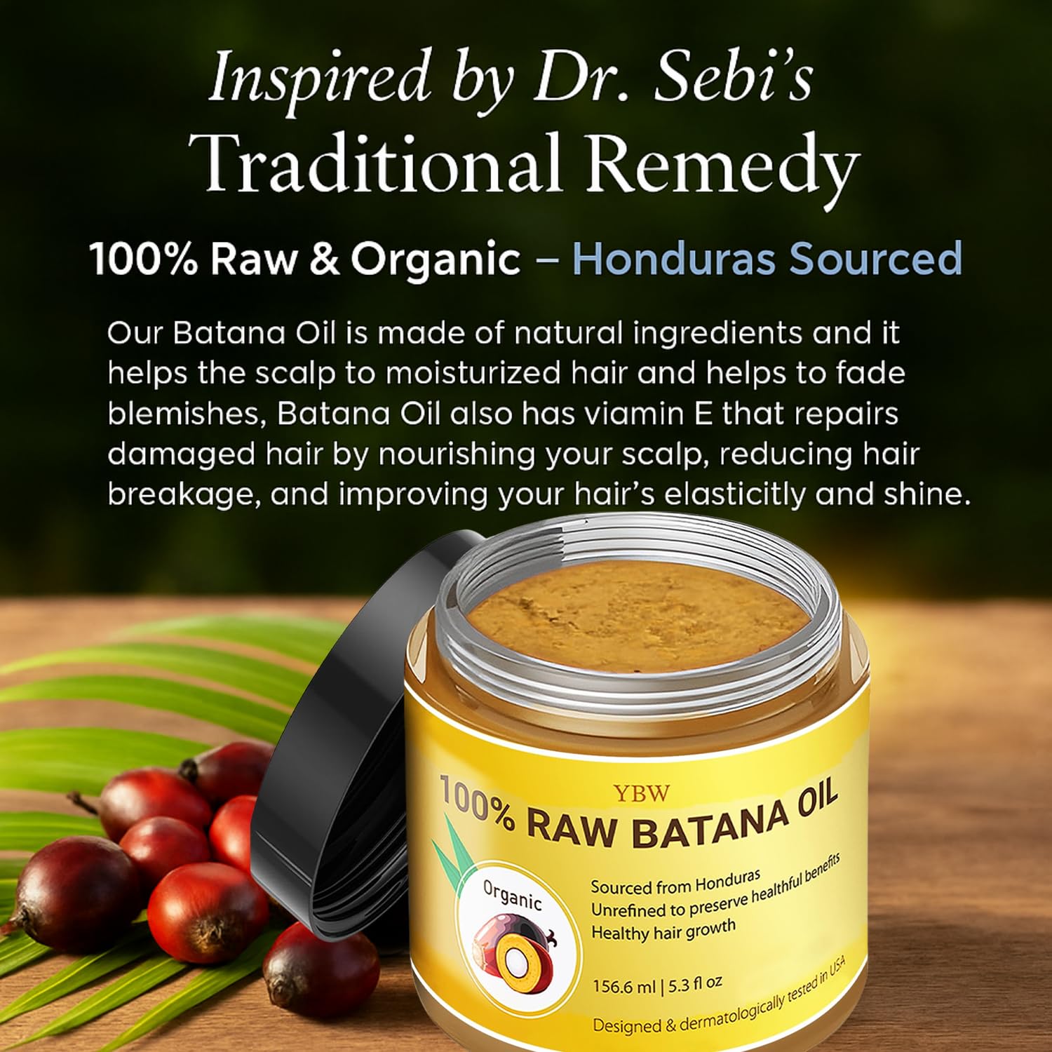 YBW aplicacion-aceite-batana-cabello: aplicación suave para hidratar el cuero cabelludo.
