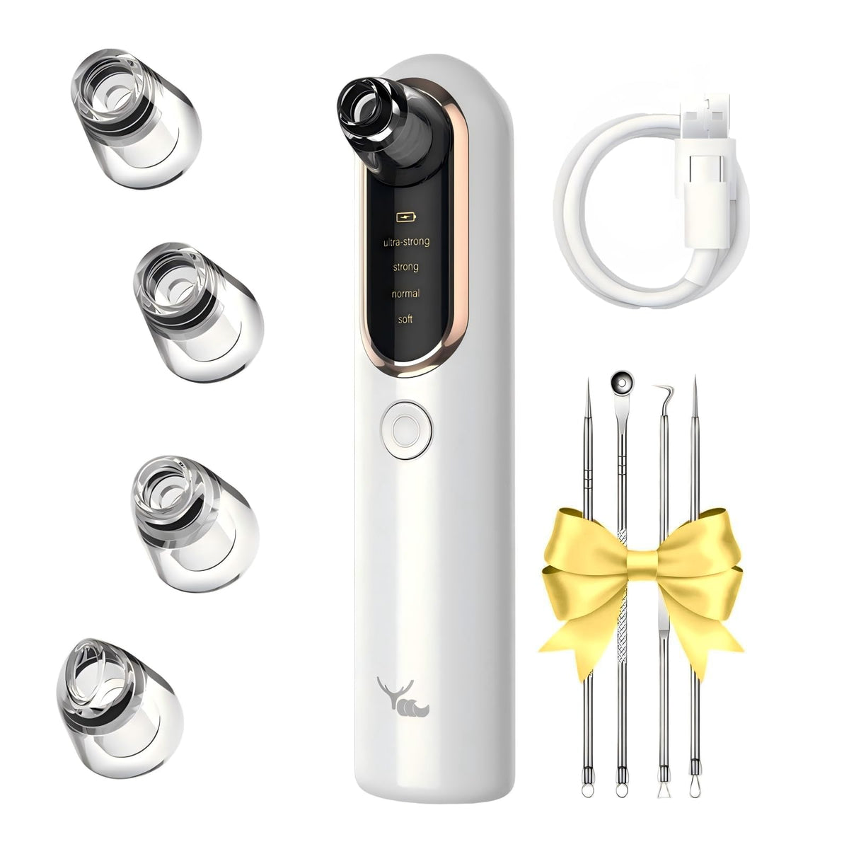 Yccu blackhead remover vacuum front view for home use