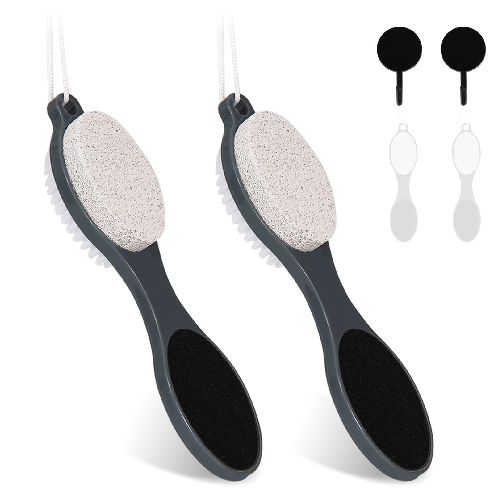 Yclin foot file 4in1 double-sided for deep exfoliation and smooth feet