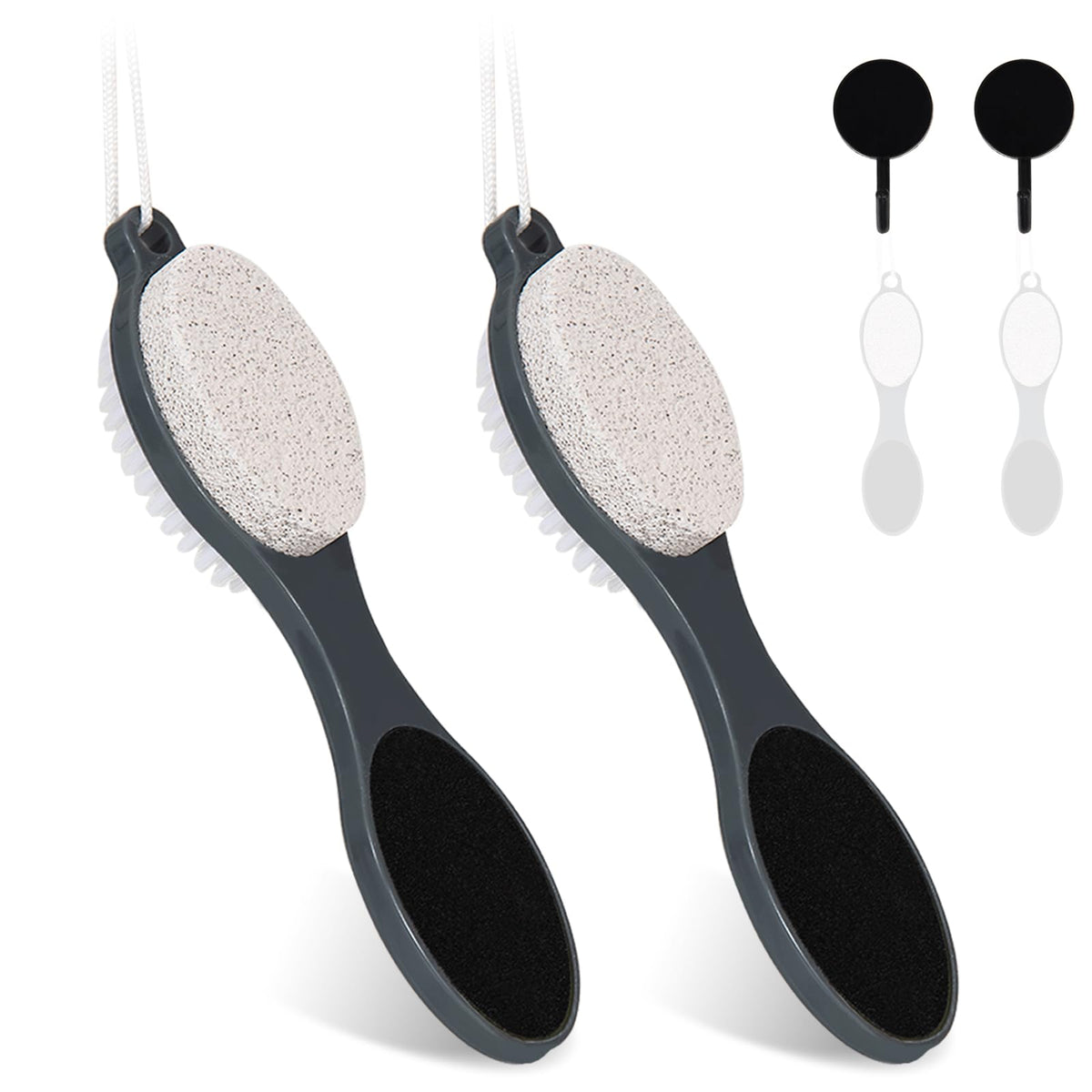 Yclin foot file 4in1 double-sided for deep exfoliation and smooth feet