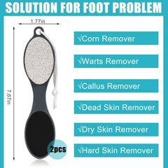 Yclin pumice stone for dead skin removal and natural-looking foot softness