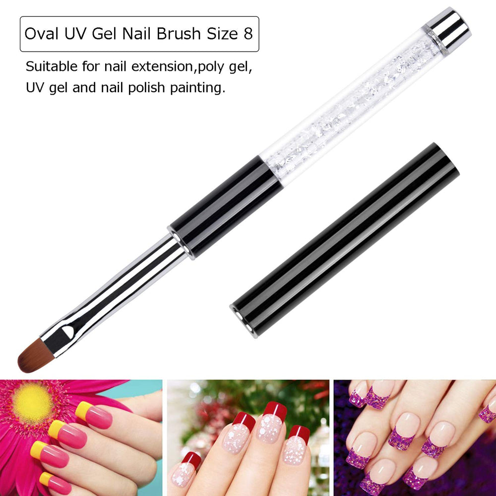 Ycyan rhinestone-handle brush combines grip with glam