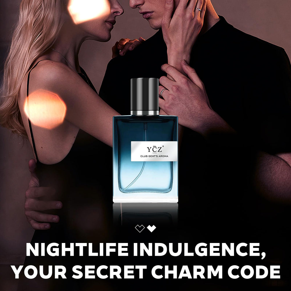 Ycz Club Perfume applied to neck for balanced daily wear.