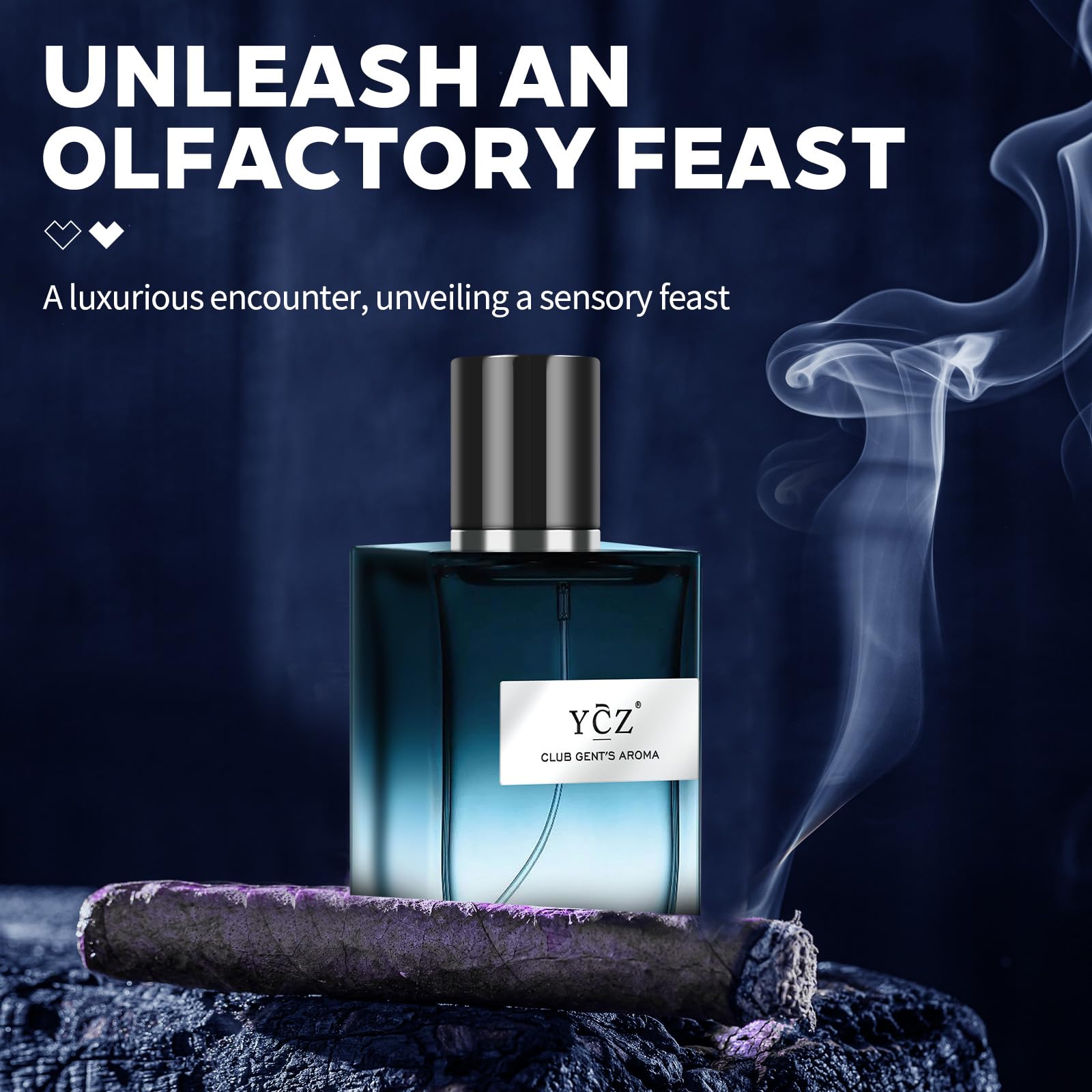 Ycz Club Perfume black packaging highlighting elegance and mystery.