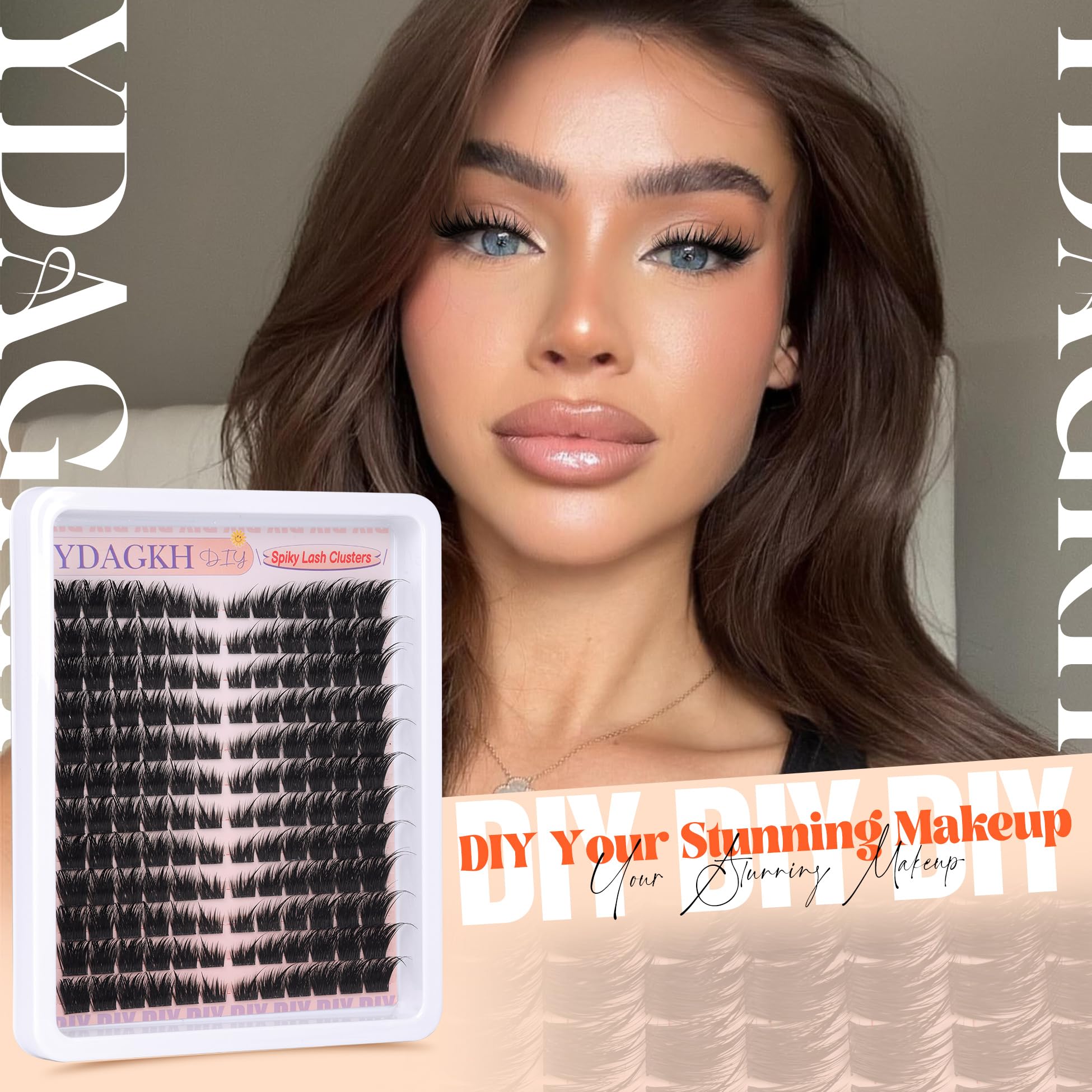YDAGKH 144Pcs kit offers versatile lash styles in one convenient set.