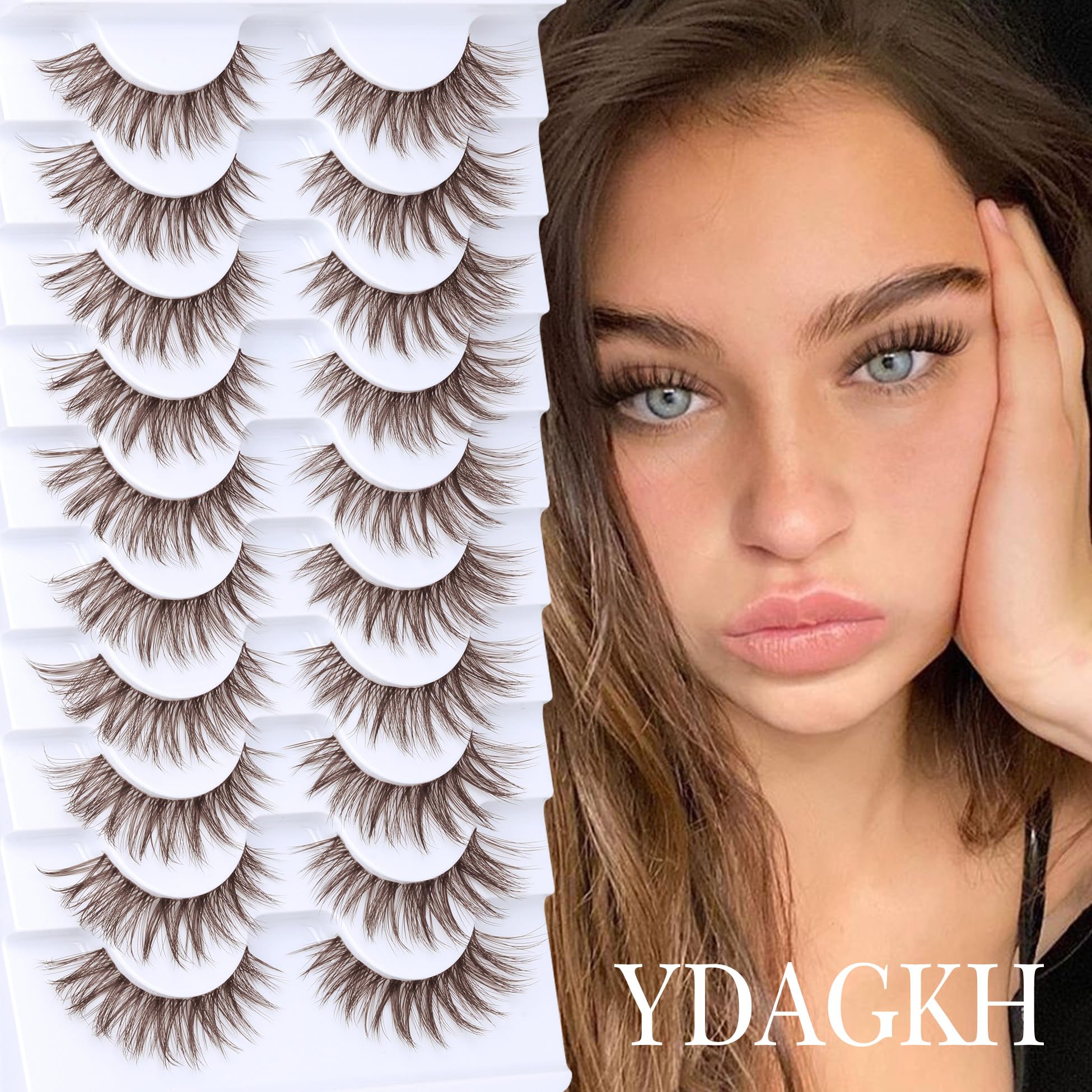 YDAGKH evening-glam lashes suit soft daytime or dramatic nights.