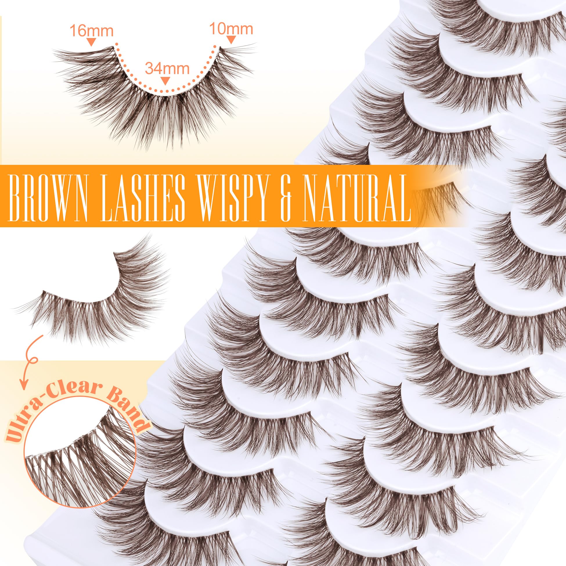 YDAGKH reusable lashes offer multiple wears with easy care.
