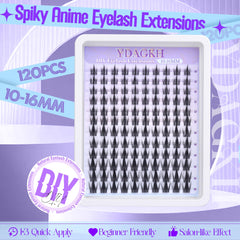 YDAGKH invisible-band lashes with clear band blend seamlessly