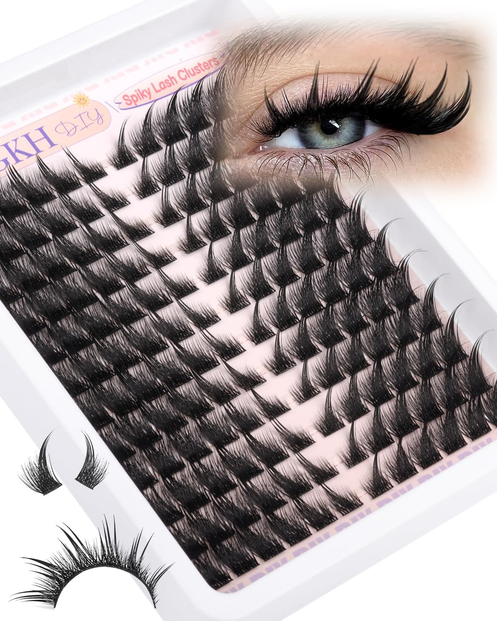 YDAGKH Anime-inspired lashes blend seamlessly for a high-fashion finish.