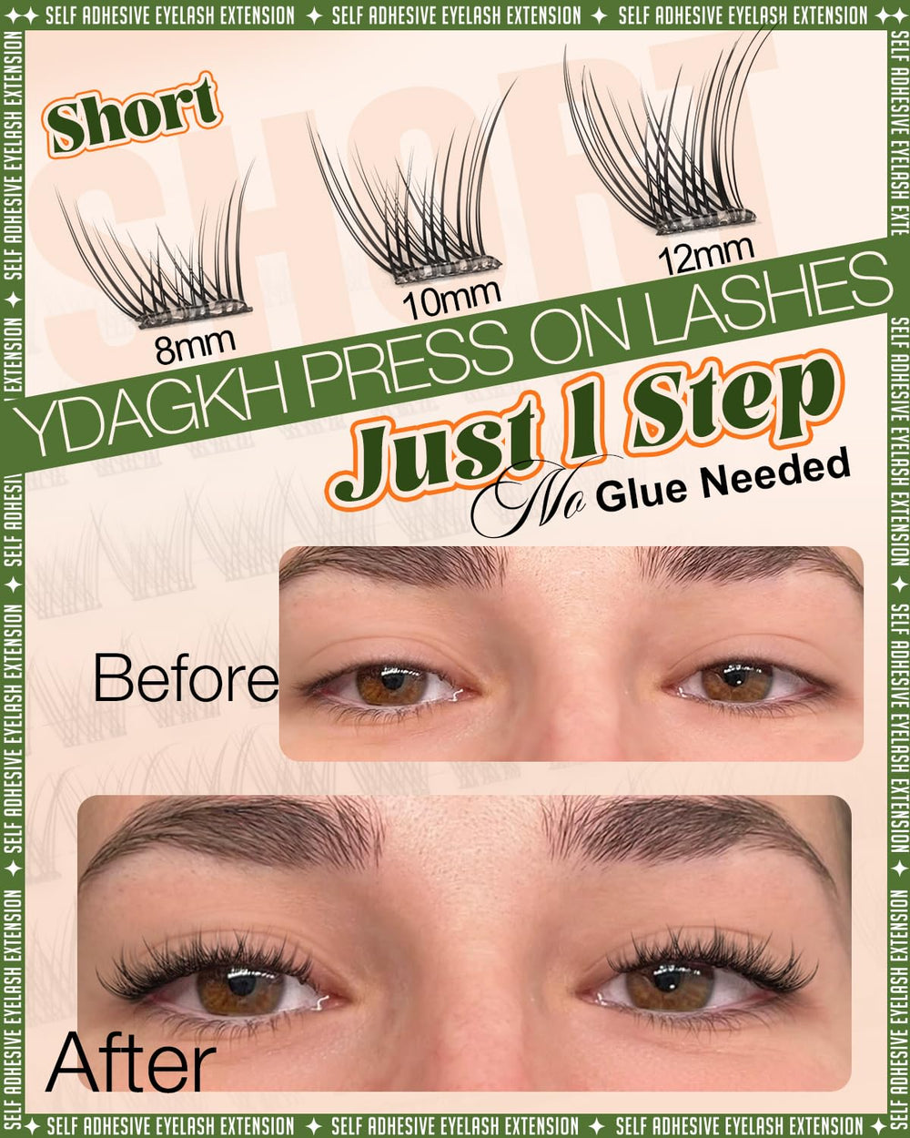 YDAGKH lash clusters in cat map look for sleek elongation