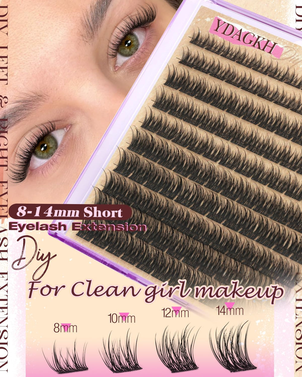 YDAGKH 14mm clusters for fluttery, lightweight drama.