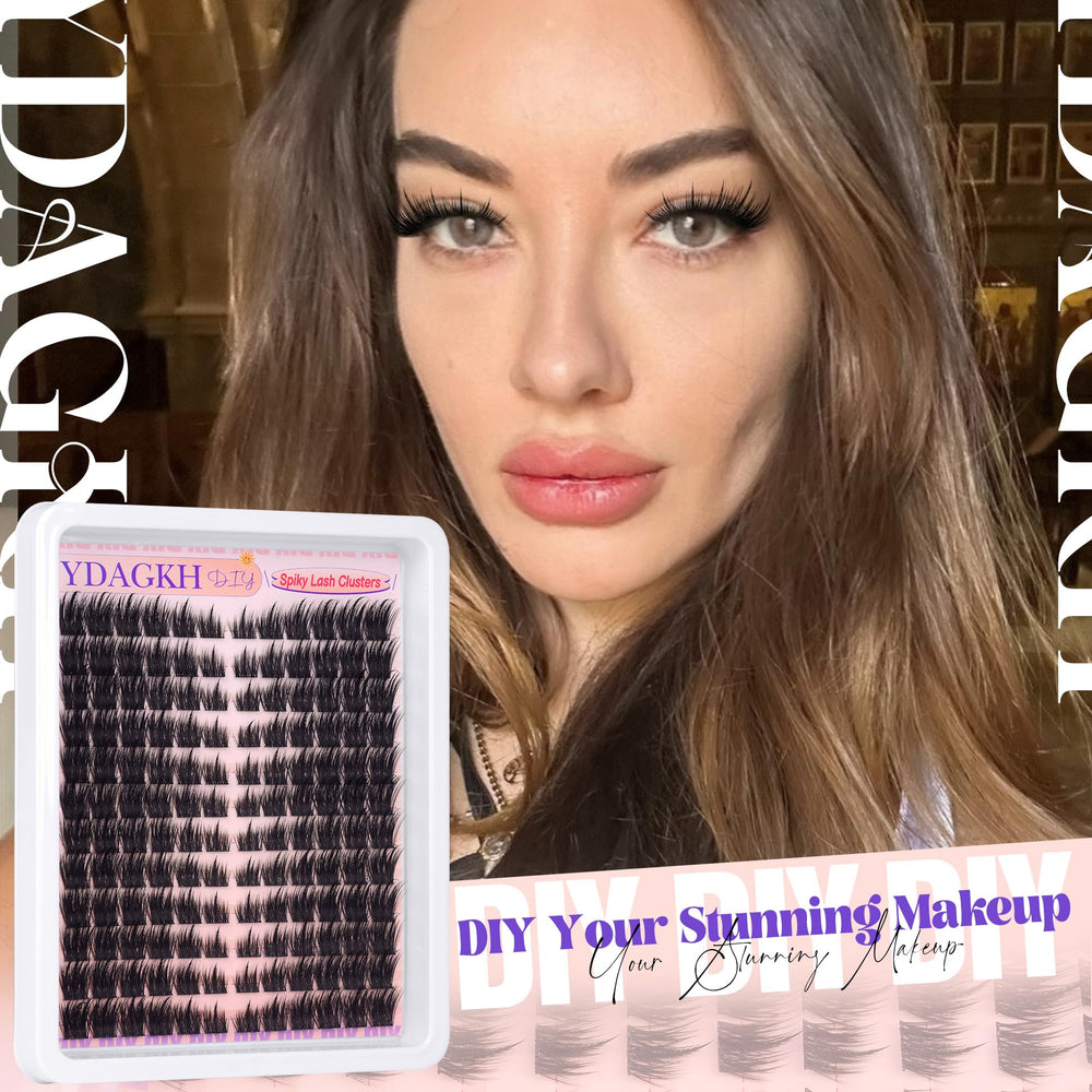 YDAGKH Spikes lash clusters 144pcs full kit for hobbyists and pros.