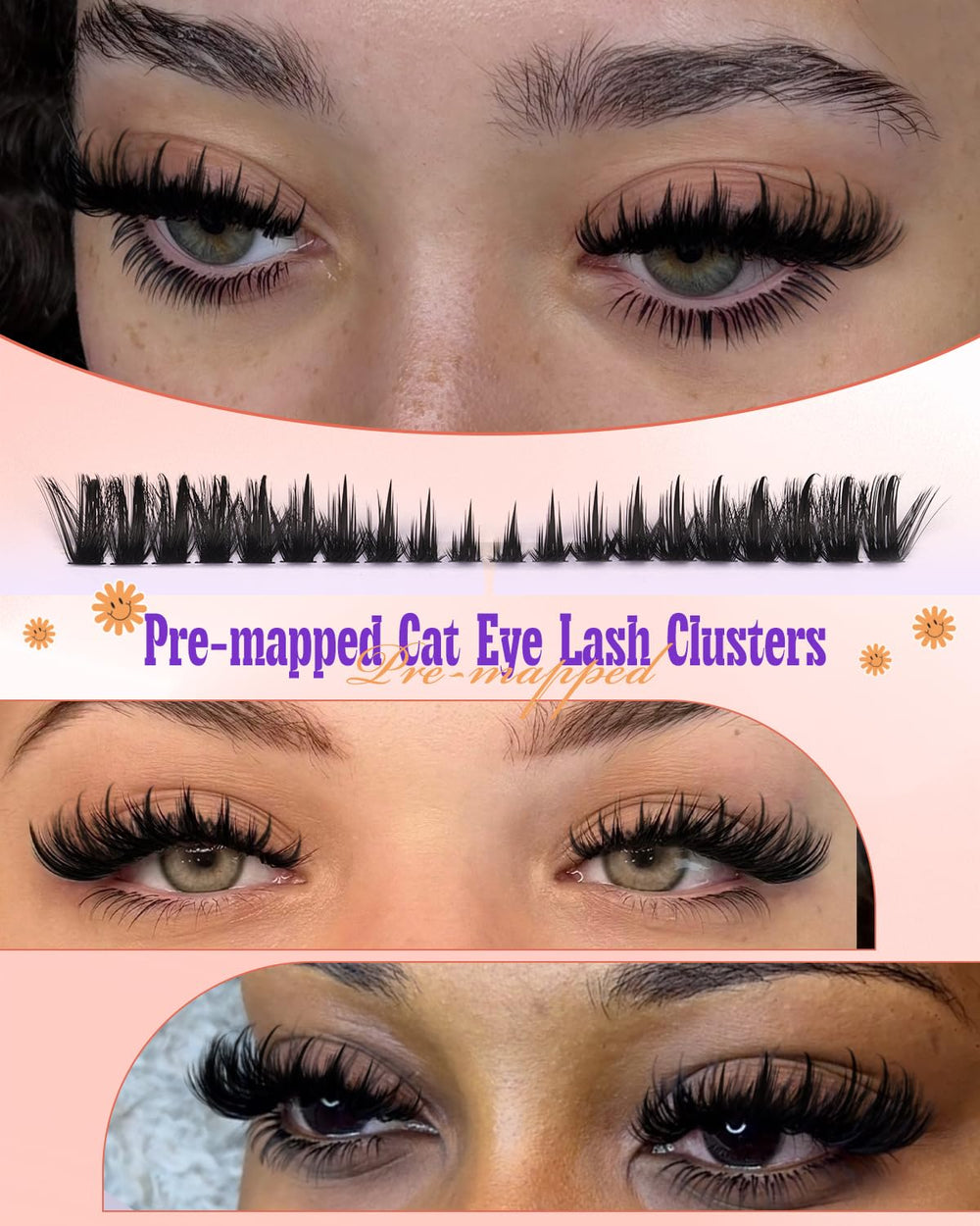 YDAGKH ultra-thin lash band ensures seamless blending with natural lashes.