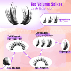 YDAGKH 5-19mm lengths enable customizable volume and eye-opening texture