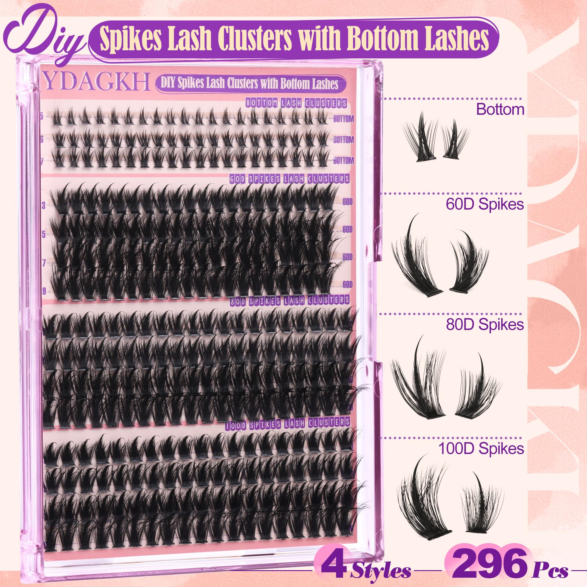 YDAGKH mega wispy lashes deliver featherweight volume for soft-glam eyes