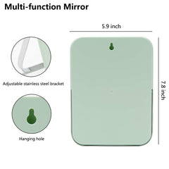 Yeake 8-inch makeup mirror with 90-degree rotation for precise angle during routine