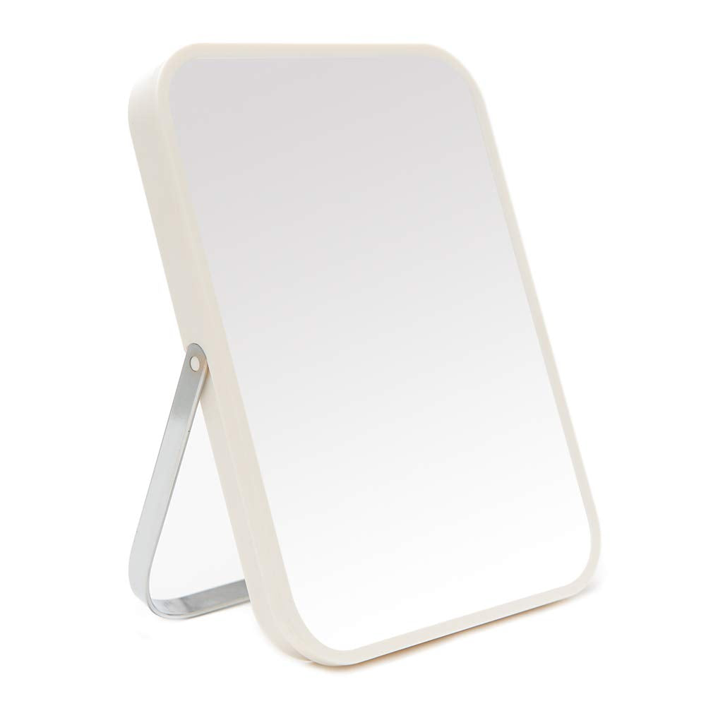 Yeake 8-inch table vanity mirror for desktop use with a clear, non-magnified surface.