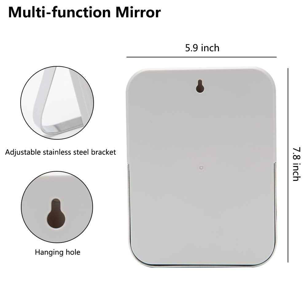 YEAKE mirror offers 90-degree rotation for accurate angles while applying makeup.