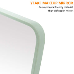 Yeake travel-friendly makeup mirror highlights portability and lightweight design at 13 oz.