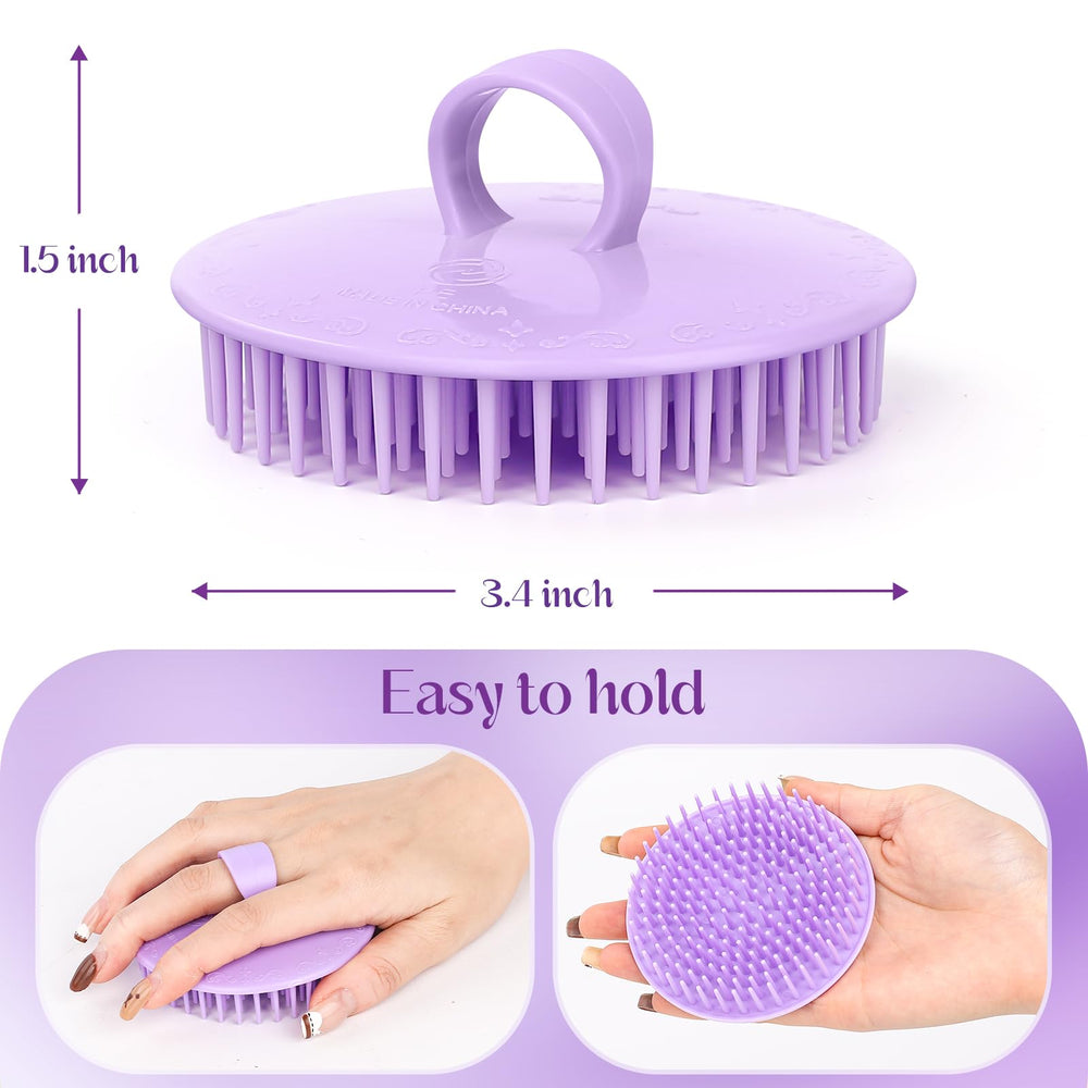 YEALIFE scalp massager brush for shampooing and smoother washing.