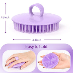 YEALIFE scalp massager brush for shampooing and smoother washing.